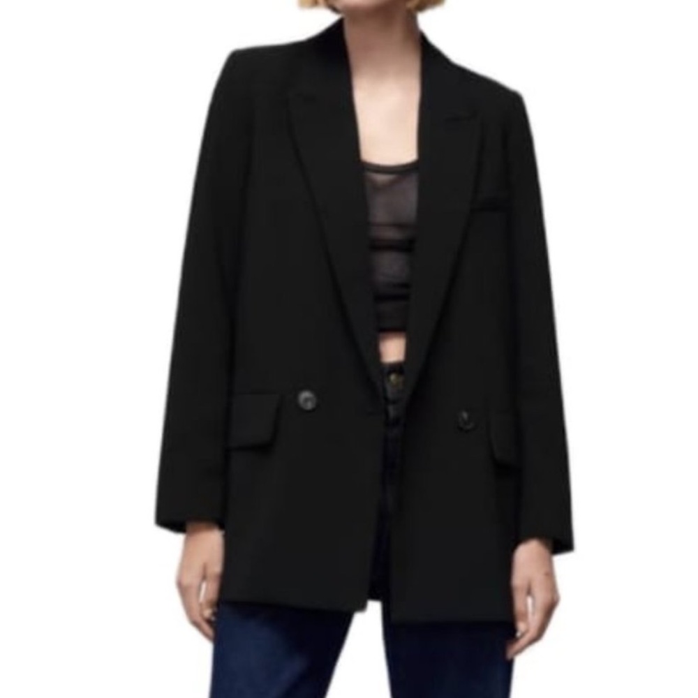Zara Flowy Blazer Jacket, Size XS